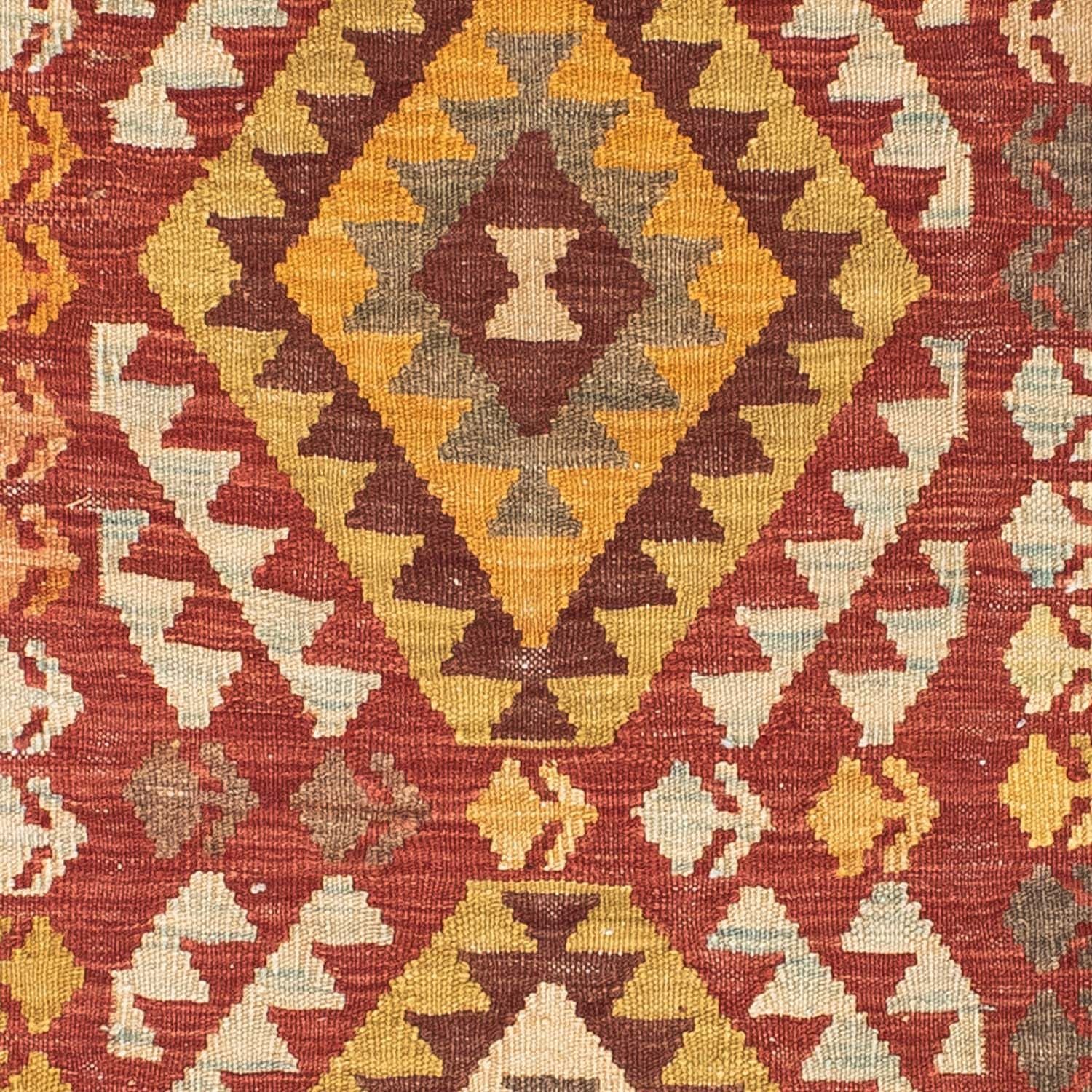 Kelim Teppich - Oriental 189 x 78 cm - dunkelrot
