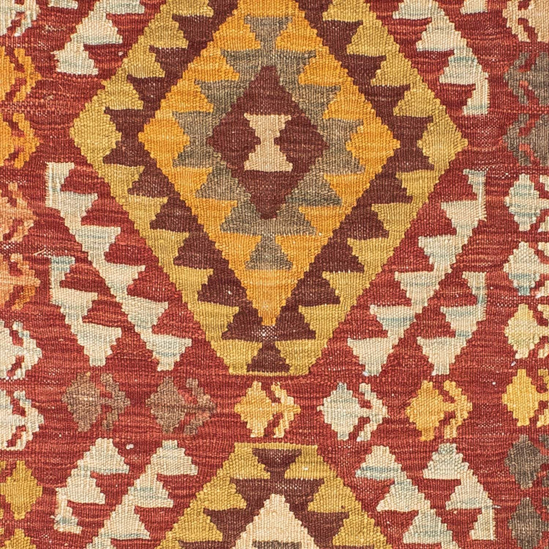 Kelim Teppich - Oriental 189 x 78 cm - dunkelrot