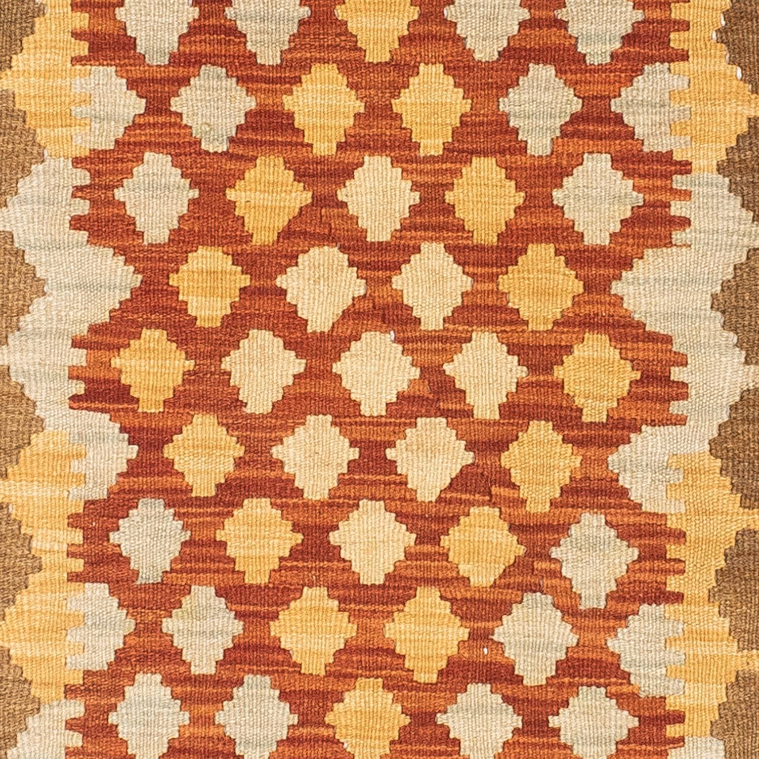 Kelim Teppich - Oriental 191 x 74 cm - hellbraun