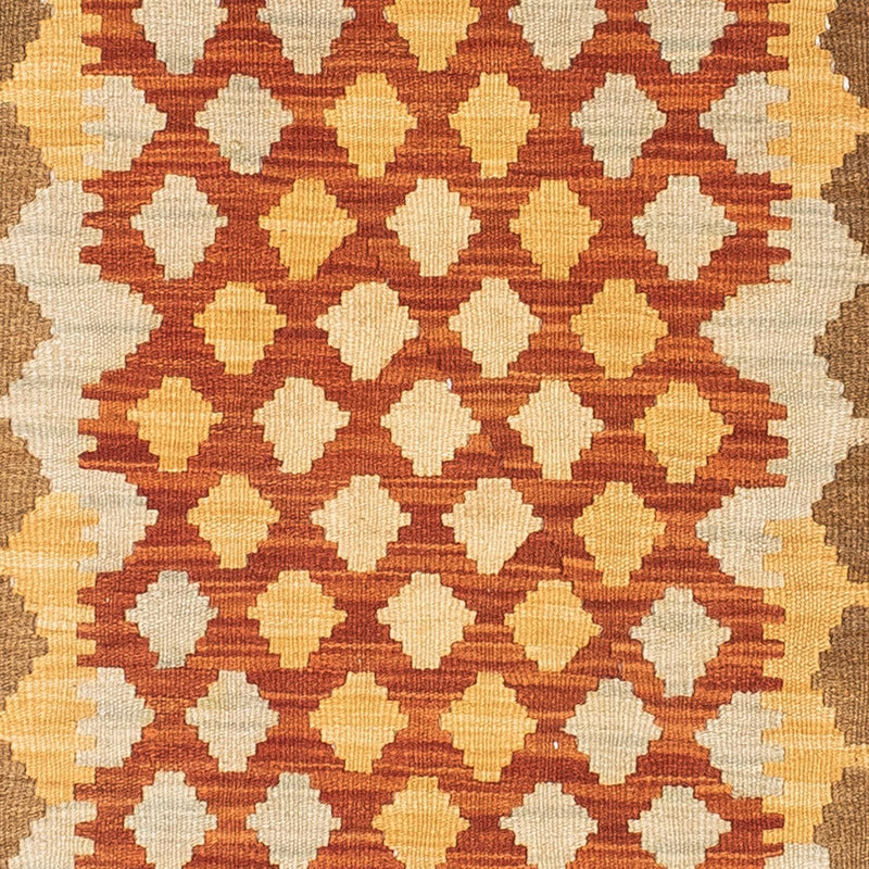 Kelim Teppich - Oriental 191 x 74 cm - hellbraun