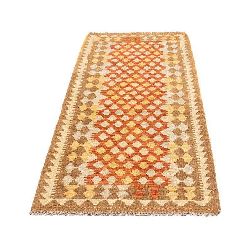 Kelim Teppich - Oriental 191 x 74 cm - hellbraun