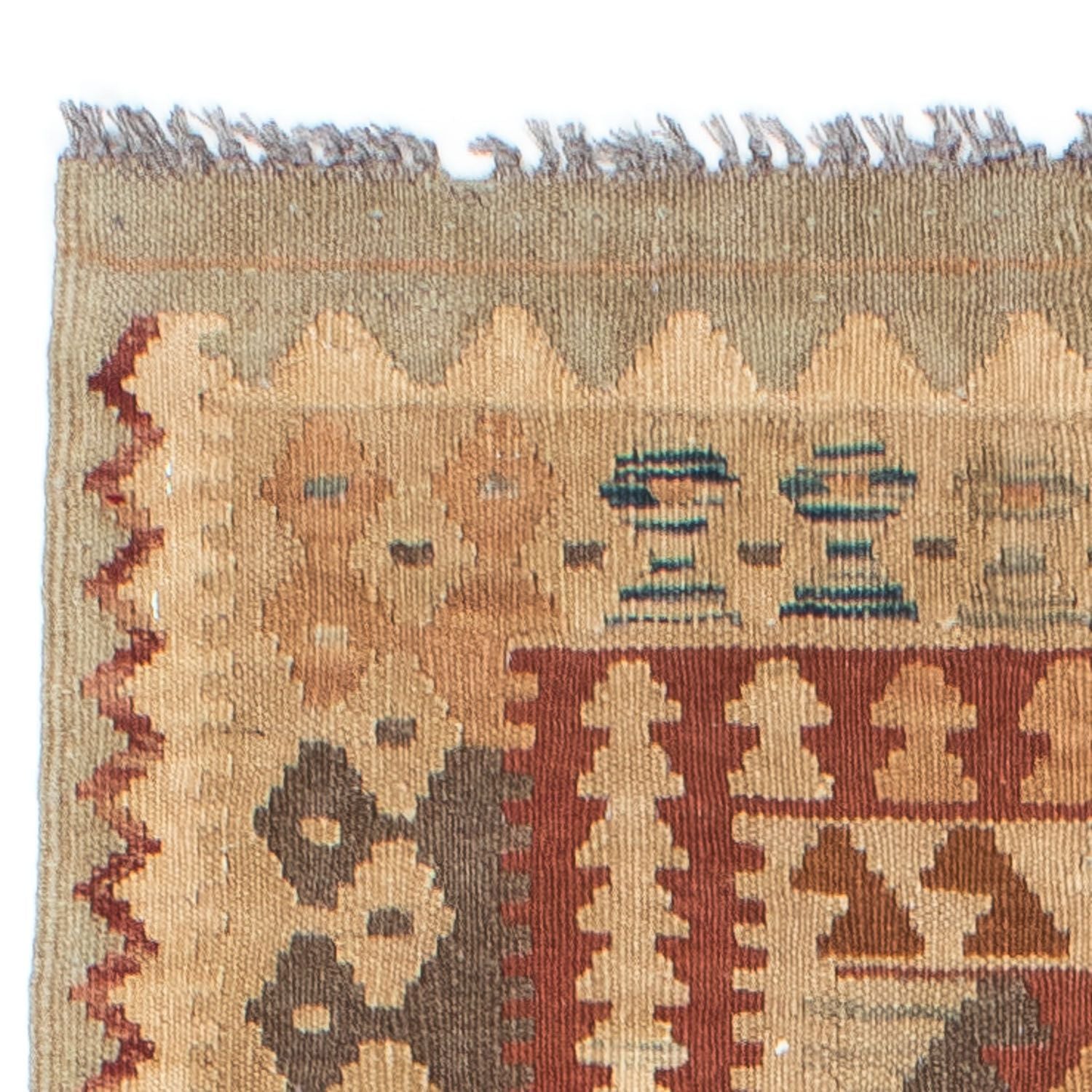 Kelim Teppich - Oriental 201 x 84 cm - beige