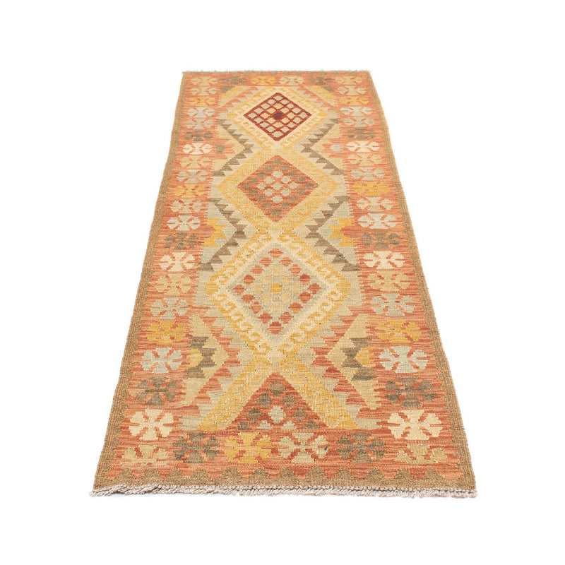 Kelim Teppich - Oriental 208 x 66 cm - hellrot