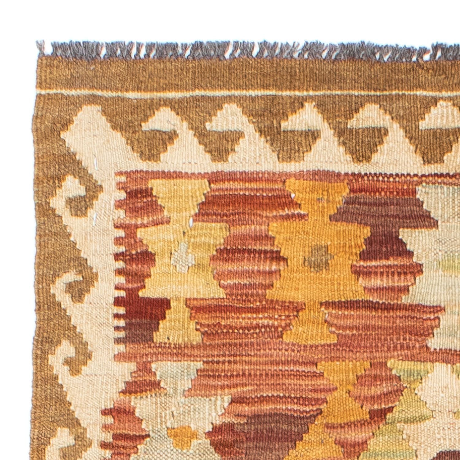 Kelim Teppich - Oriental 198 x 73 cm - beige