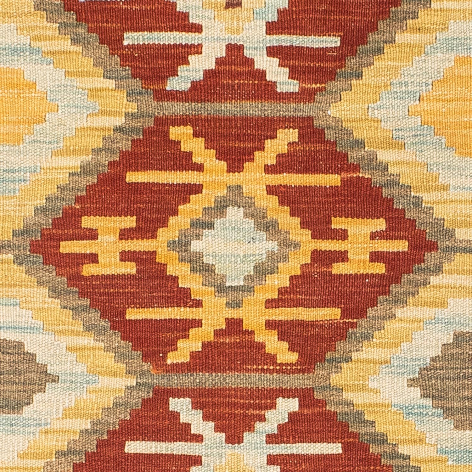 Kelim Teppich - Oriental 210 x 72 cm - hellbraun