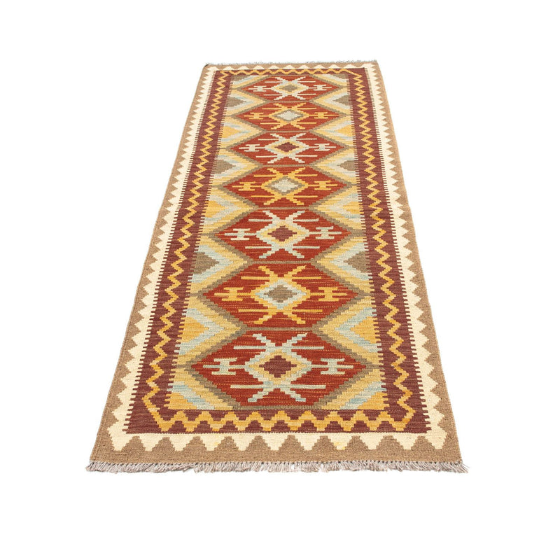 Kelim Teppich - Oriental 210 x 72 cm - hellbraun