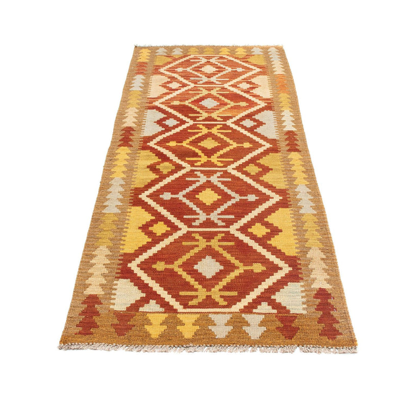 Kelim Teppich - Oriental 206 x 73 cm - rost