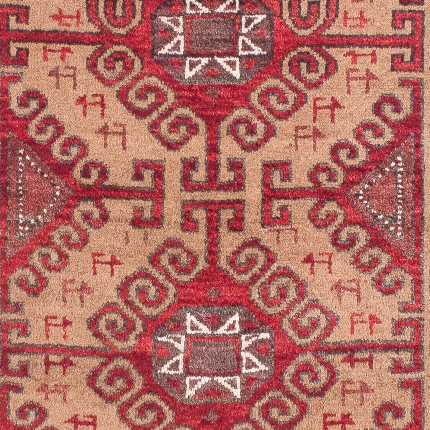 Belutsch Teppich 140 x 76 cm - rot