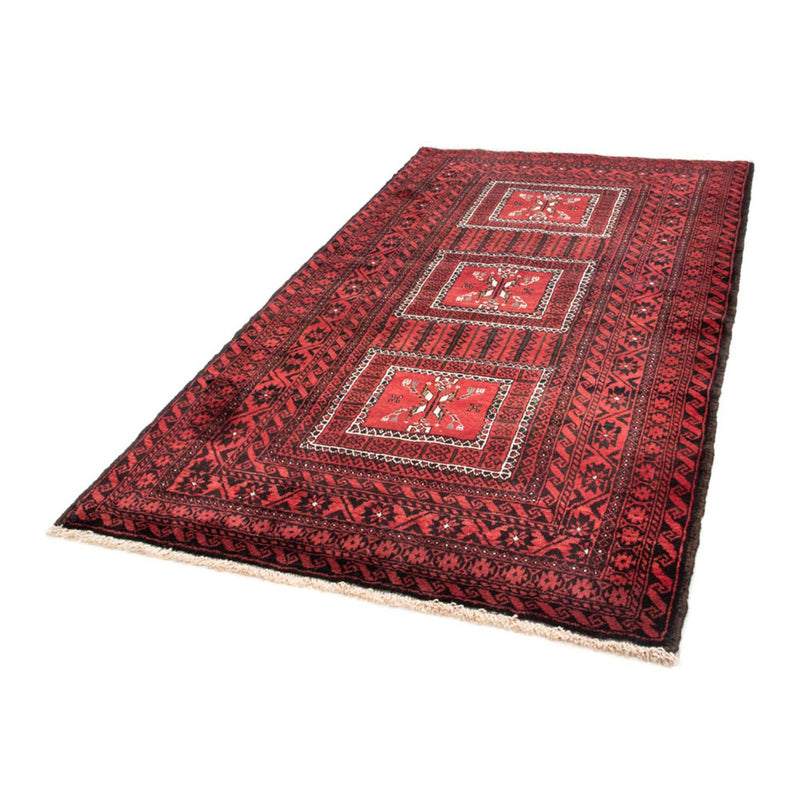 Belutsch Teppich 217 x 121 cm - rot