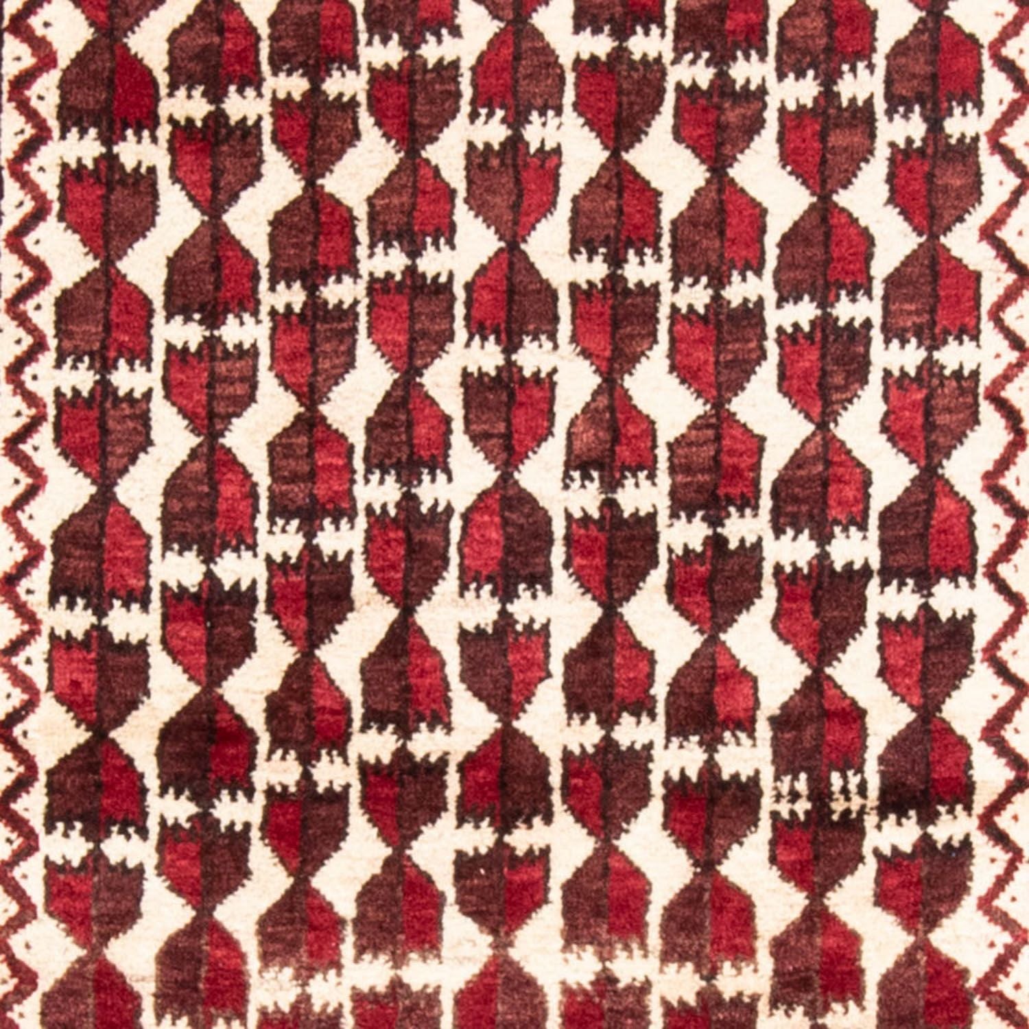 Belutsch Teppich 185 x 102 cm - dunkelrot