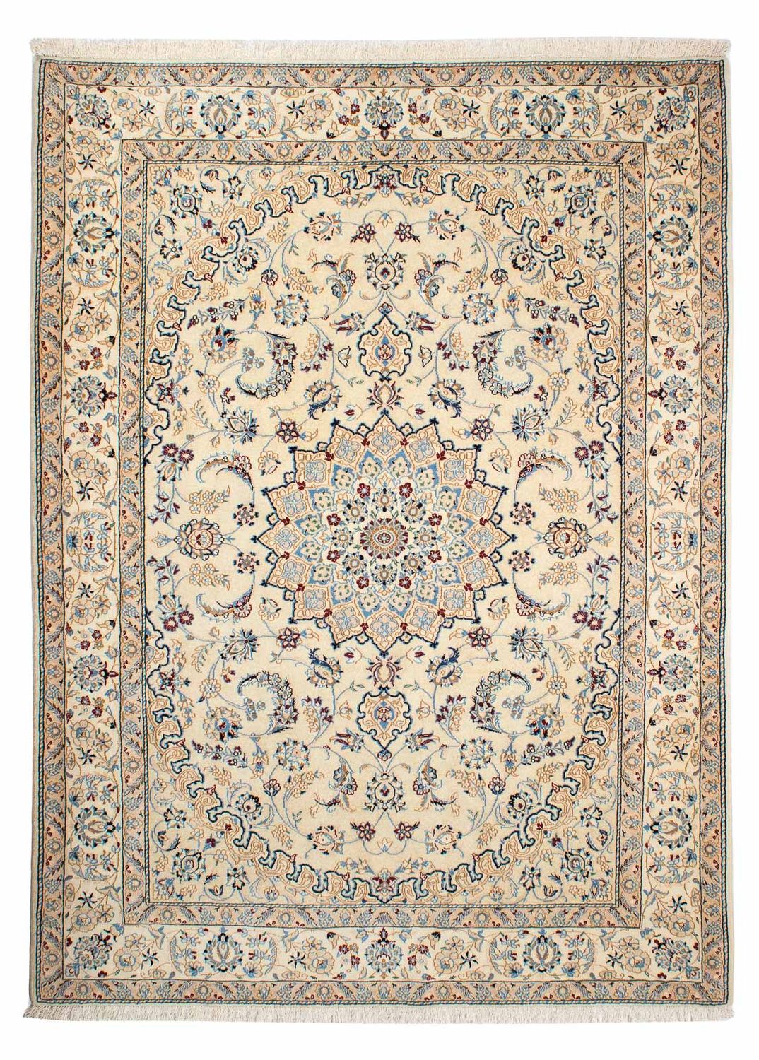 Perserteppich - Nain - Royal 236 x 176 cm Wohnzimmer Teppich