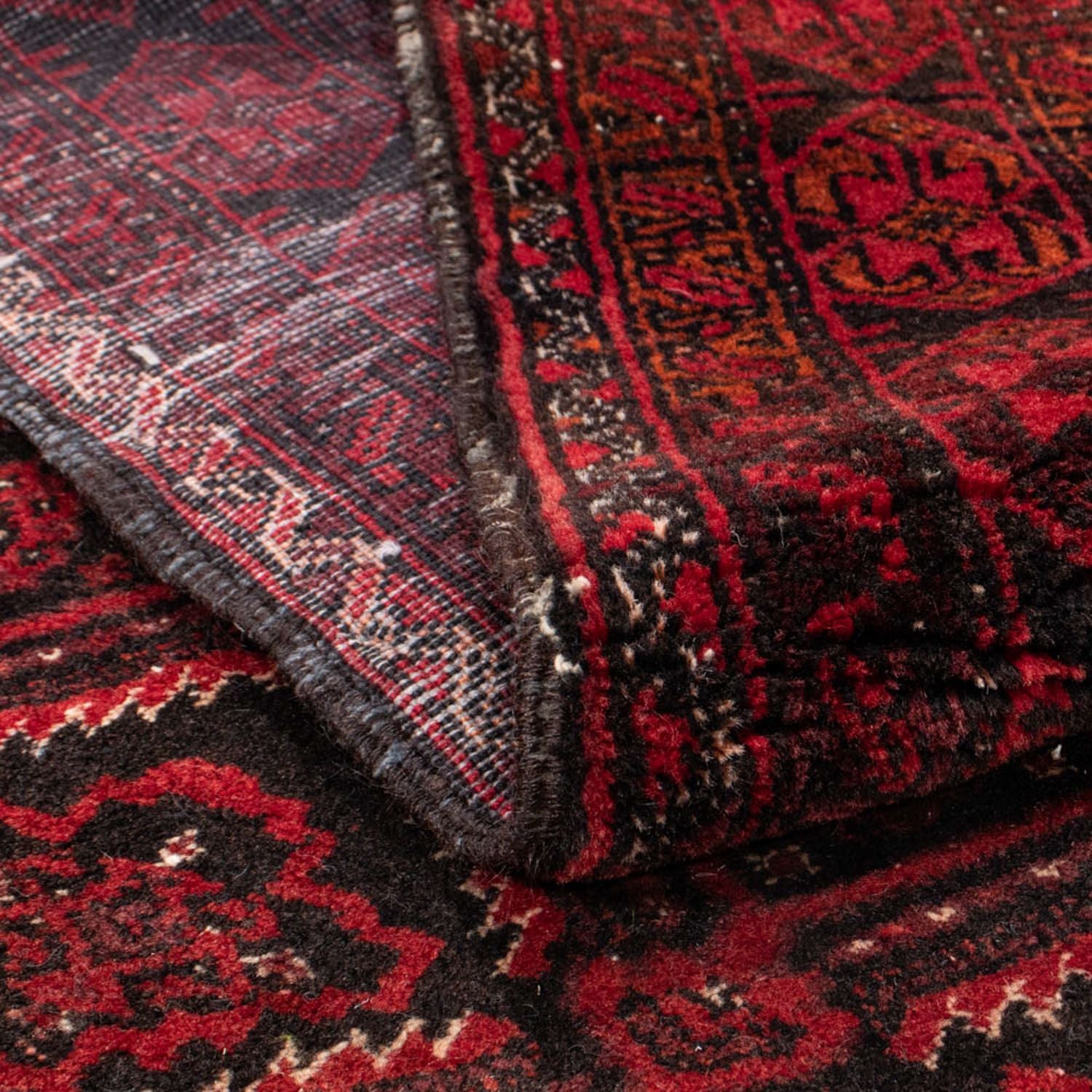 Belutsch Teppich 230 x 125 cm - rot