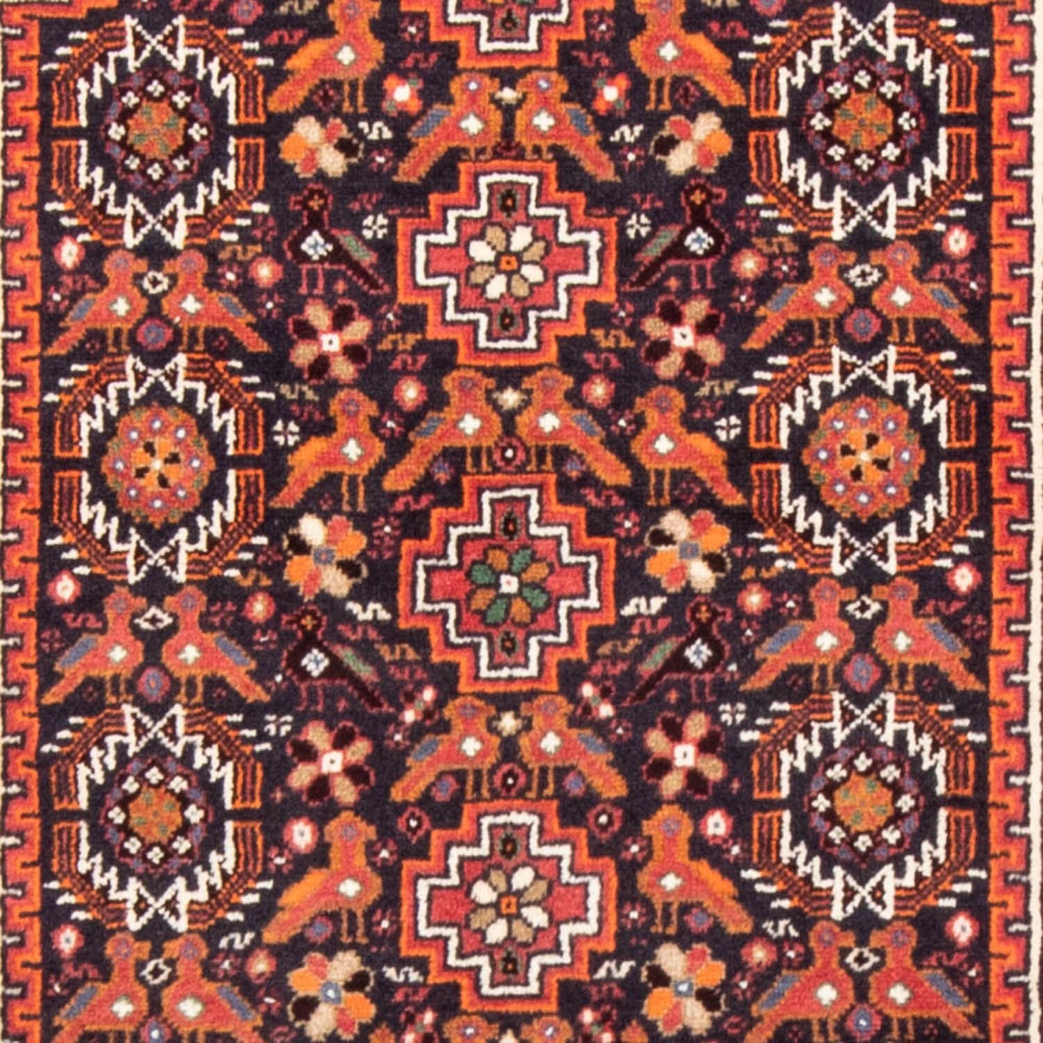 Belutsch Teppich 210 x 106 cm - rot