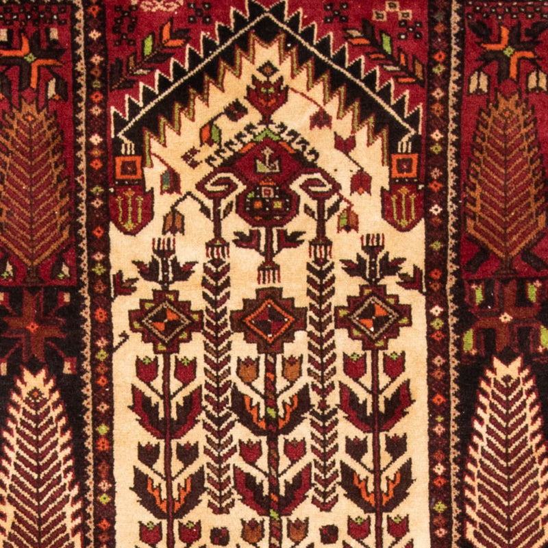 Belutsch Teppich 187 x 102 cm - rot