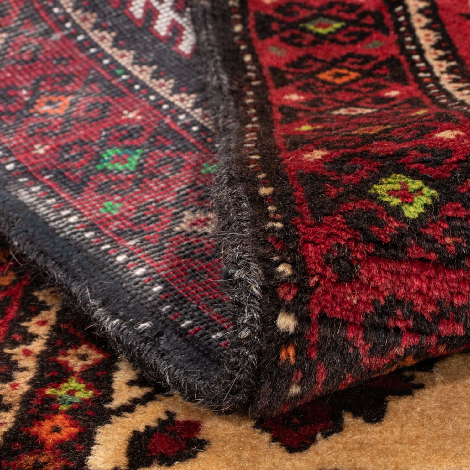 Belutsch Teppich 187 x 102 cm - rot
