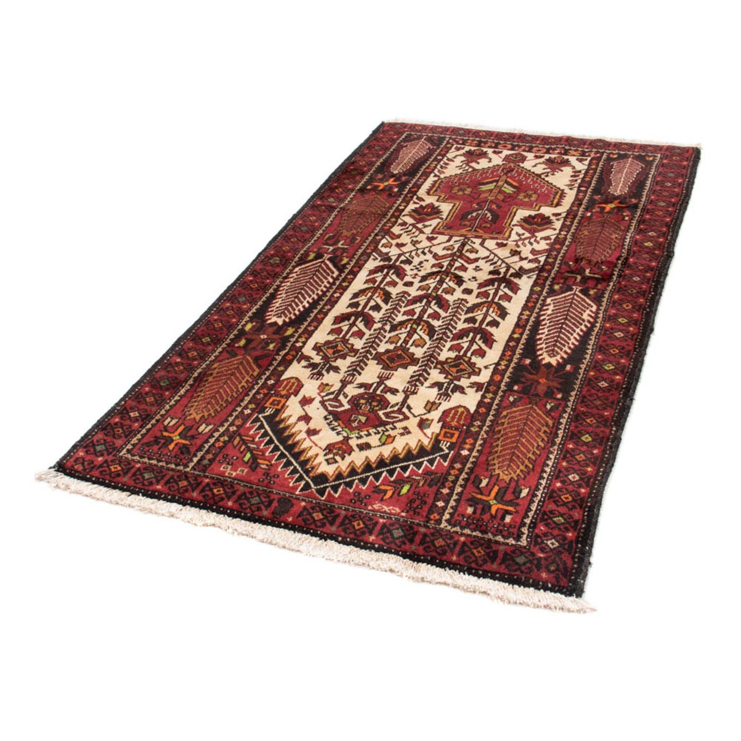 Belutsch Teppich 187 x 102 cm - rot