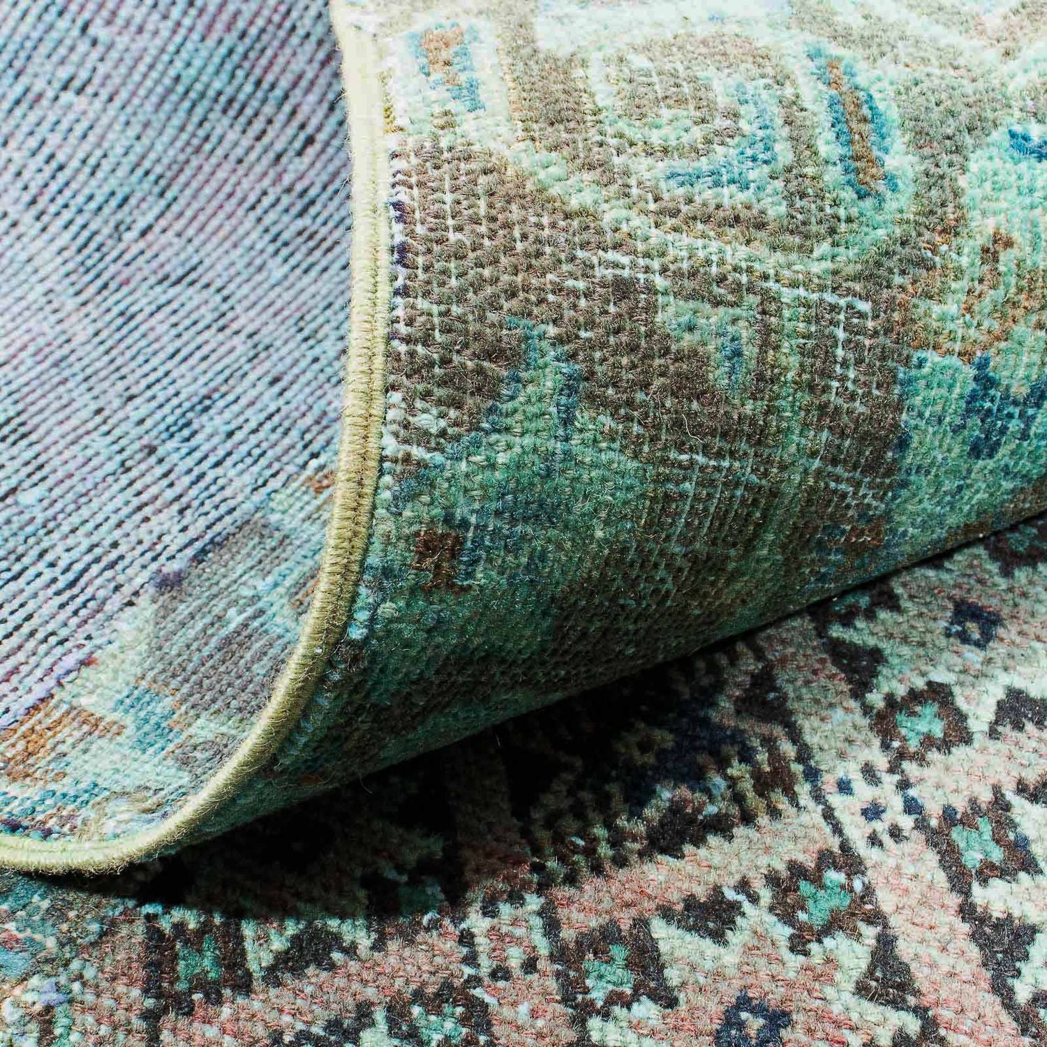 Patchwork Teppich 234 x 150 cm