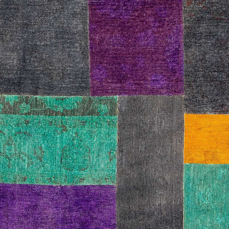 Patchwork Teppich 237 x 146 cm