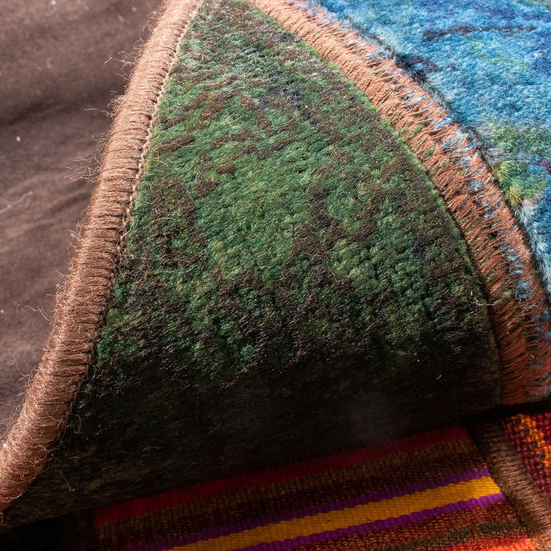 Patchwork Teppich 225 x 164 cm