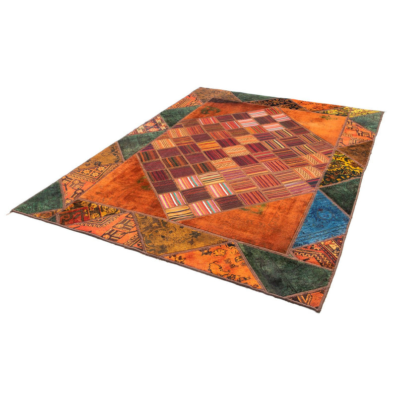 Patchwork Teppich 225 x 164 cm