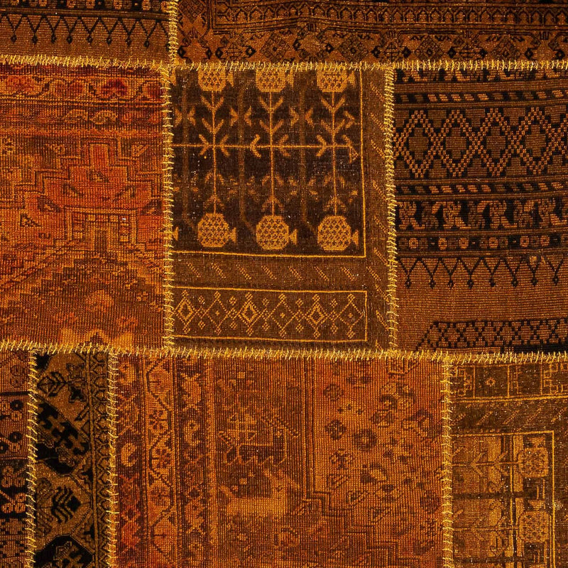 Patchwork Teppich 289 x 200 cm