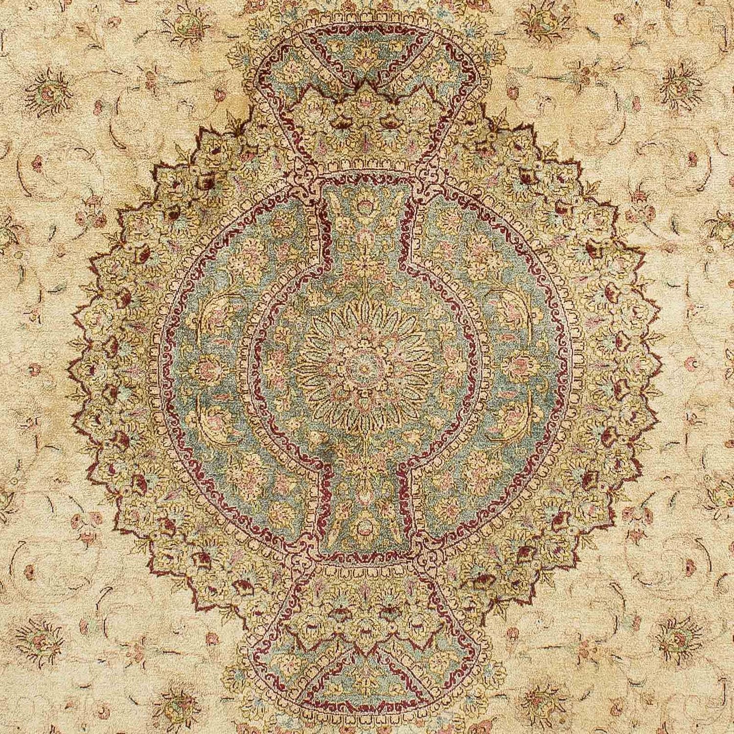 Seidenteppich - Ghom Seide - Premium 197 x 131 cm Teppichbrücke