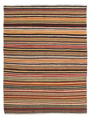 Kelim Teppich - Splash 195 x 152 cm - mehrfarbig