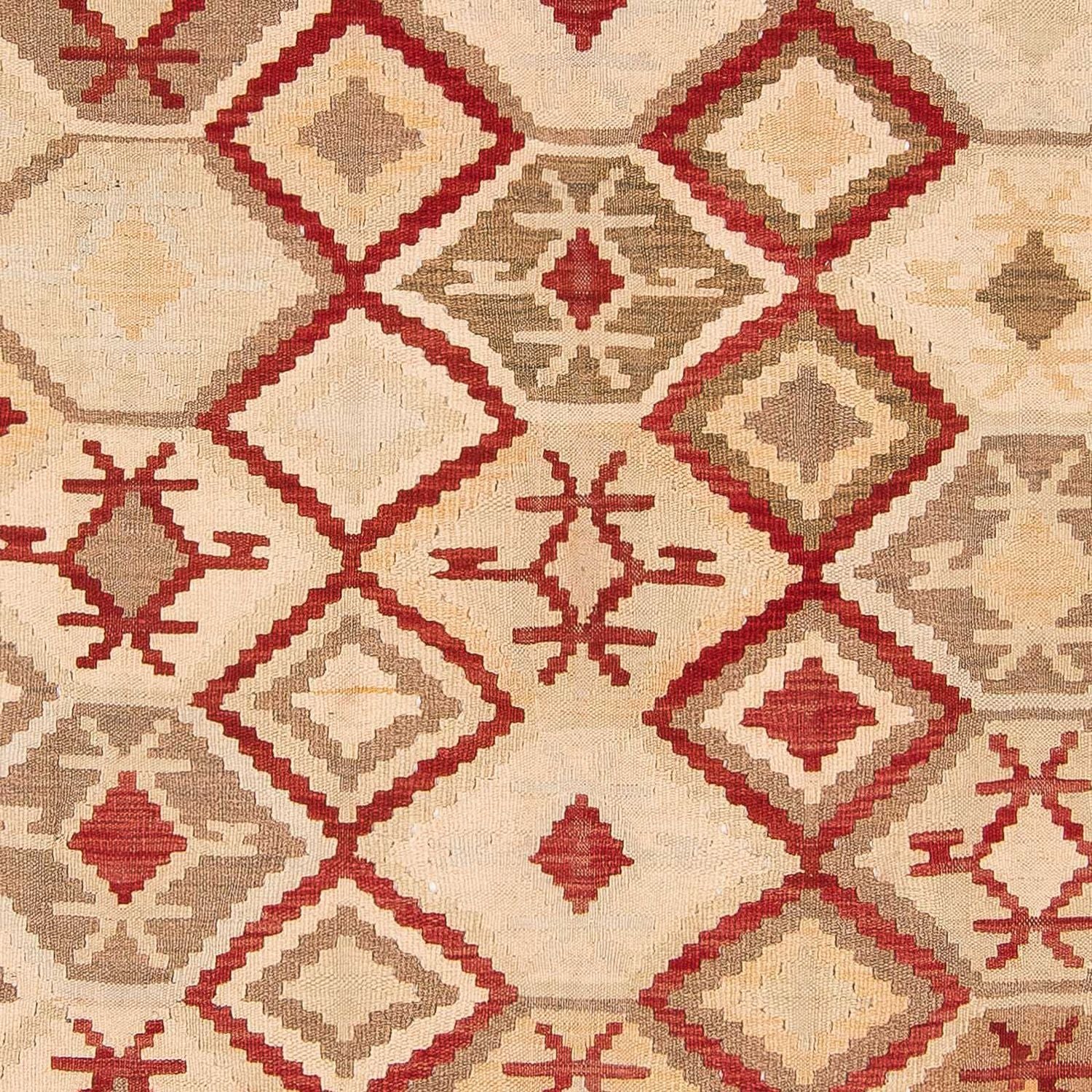 Kelim Teppich - Splash 290 x 193 cm - beige