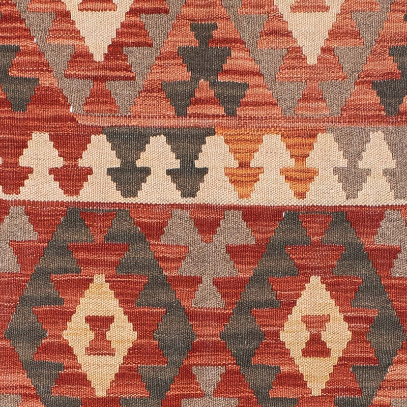 Kelim Teppich - Oriental 194 x 147 cm - hellrot