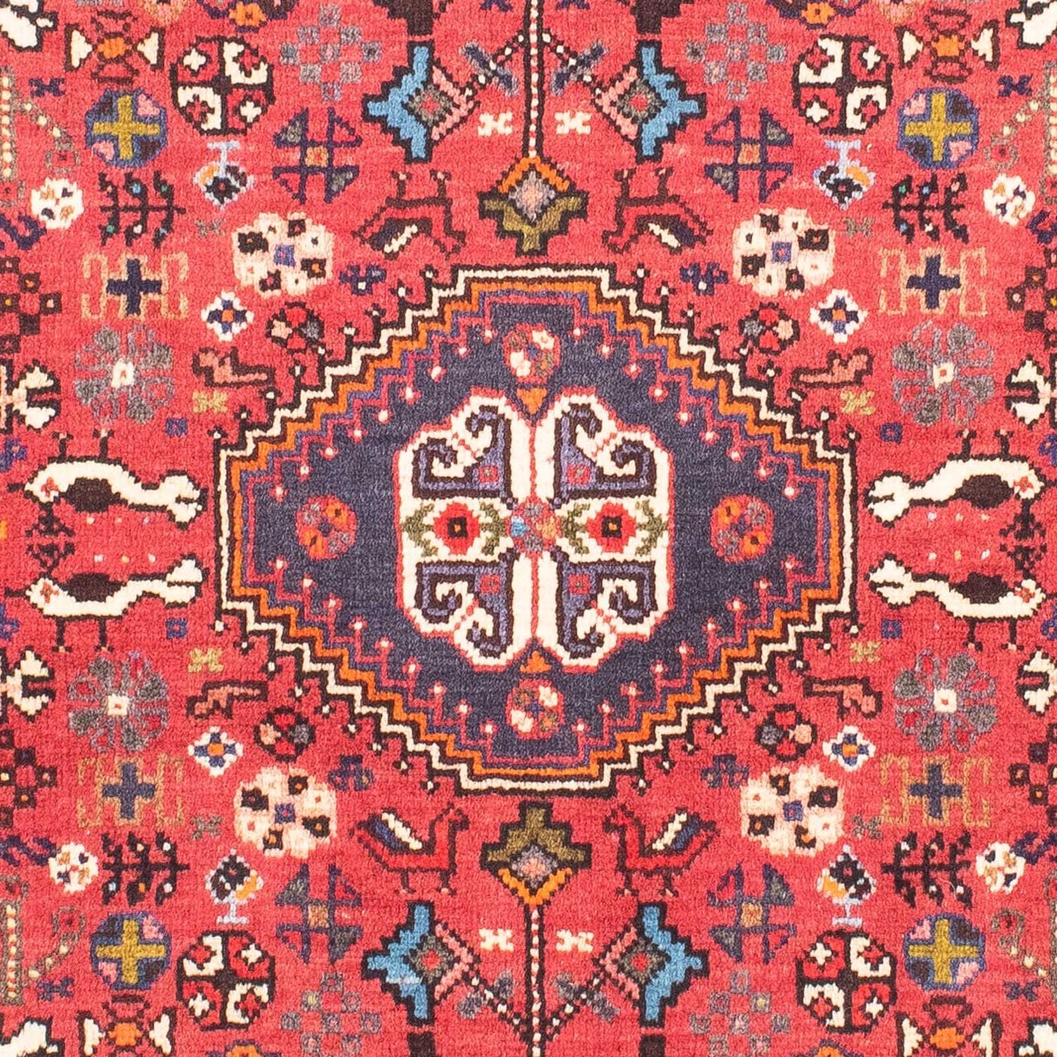 Perserteppich - Nomadic 144 x 103 cm - rot