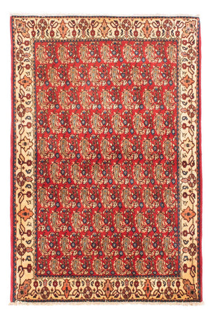 Perserteppich - Nomadic 160 x 110 cm - dunkelrot