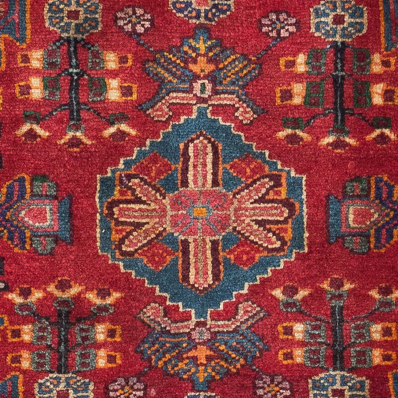 Perserteppich - Nomadic 125 x 93 cm - dunkelrot