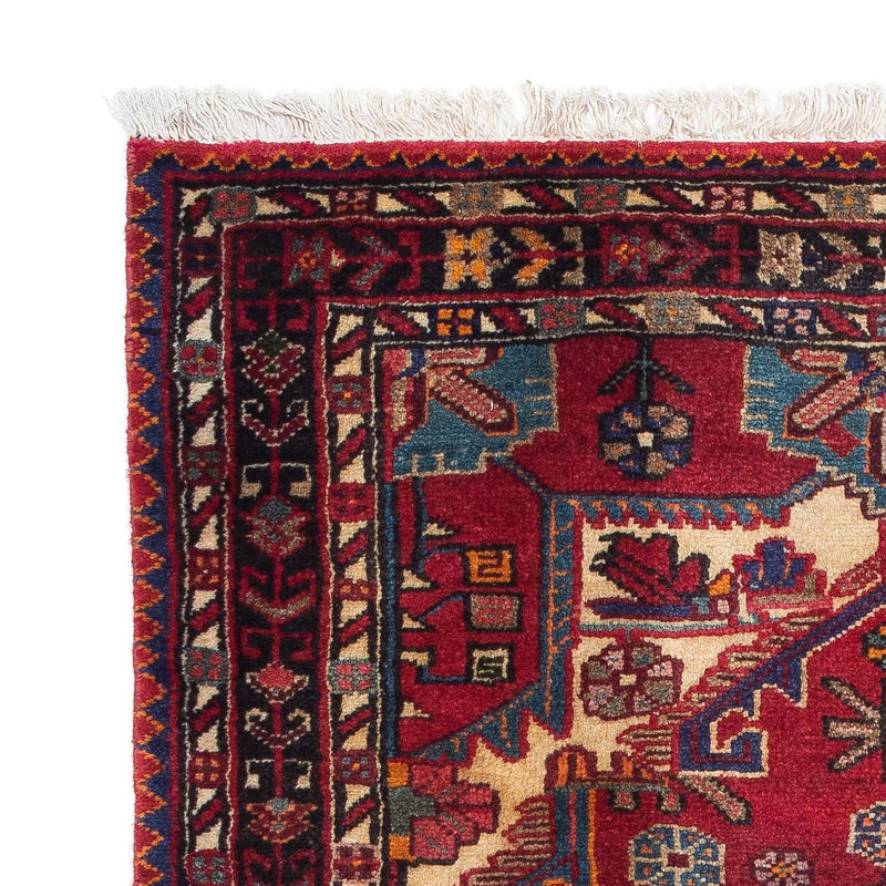 Perserteppich - Nomadic 125 x 93 cm - dunkelrot