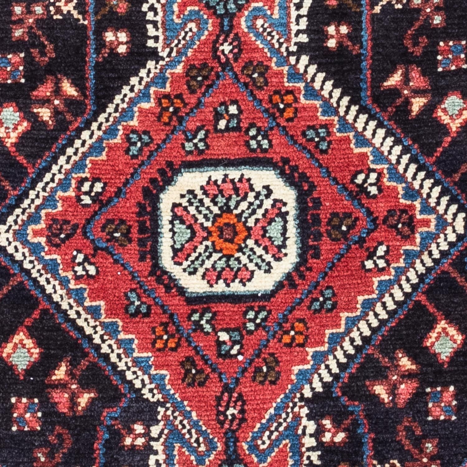 Perserteppich - Nomadic 121 x 82 cm - dunkelblau
