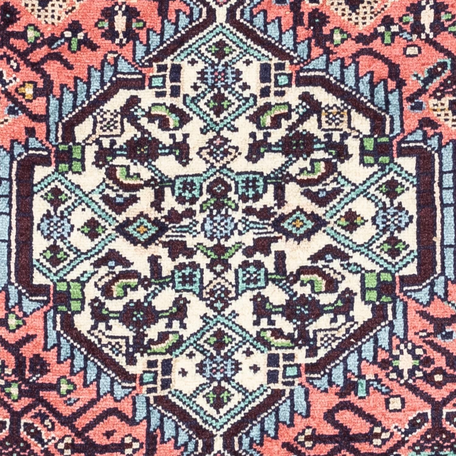 Perserteppich - Nomadic 118 x 85 cm - hellrot
