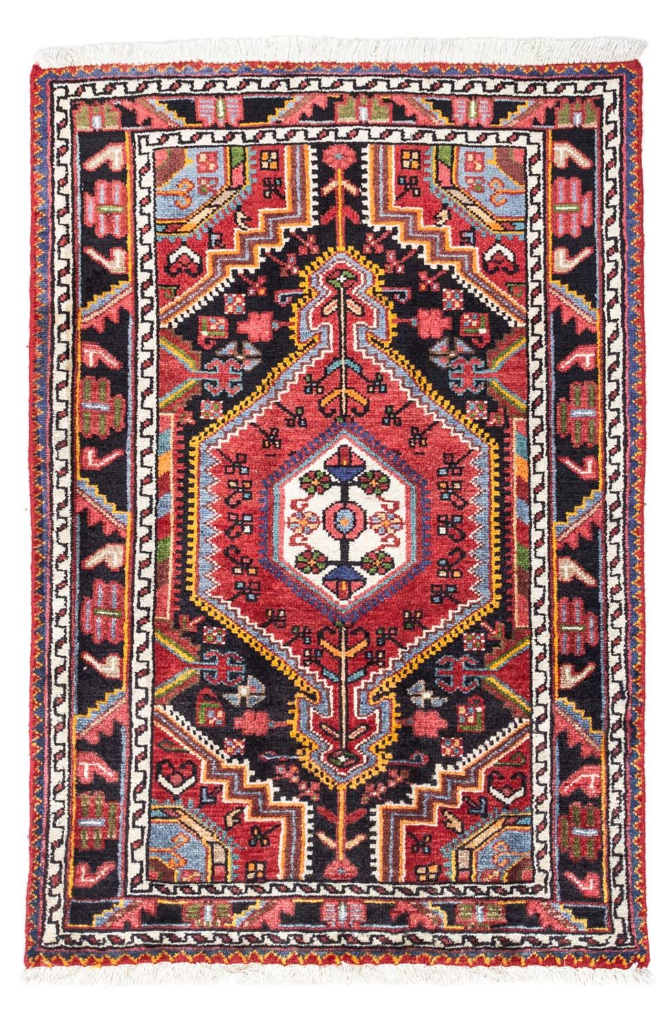 Perserteppich - Nomadic 117 x 77 cm - hellrot
