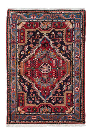 Perserteppich - Nomadic 136 x 89 cm - dunkelblau