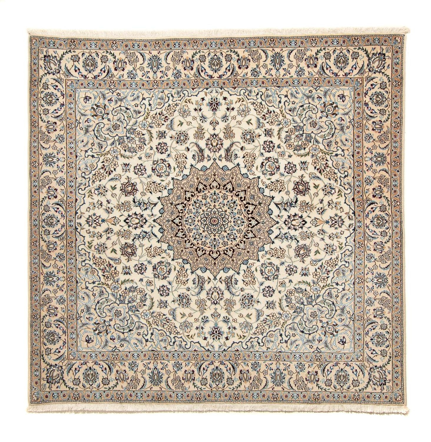 Perserteppich - Nain - Royal 202 x 201 cm Quadratischer Teppich