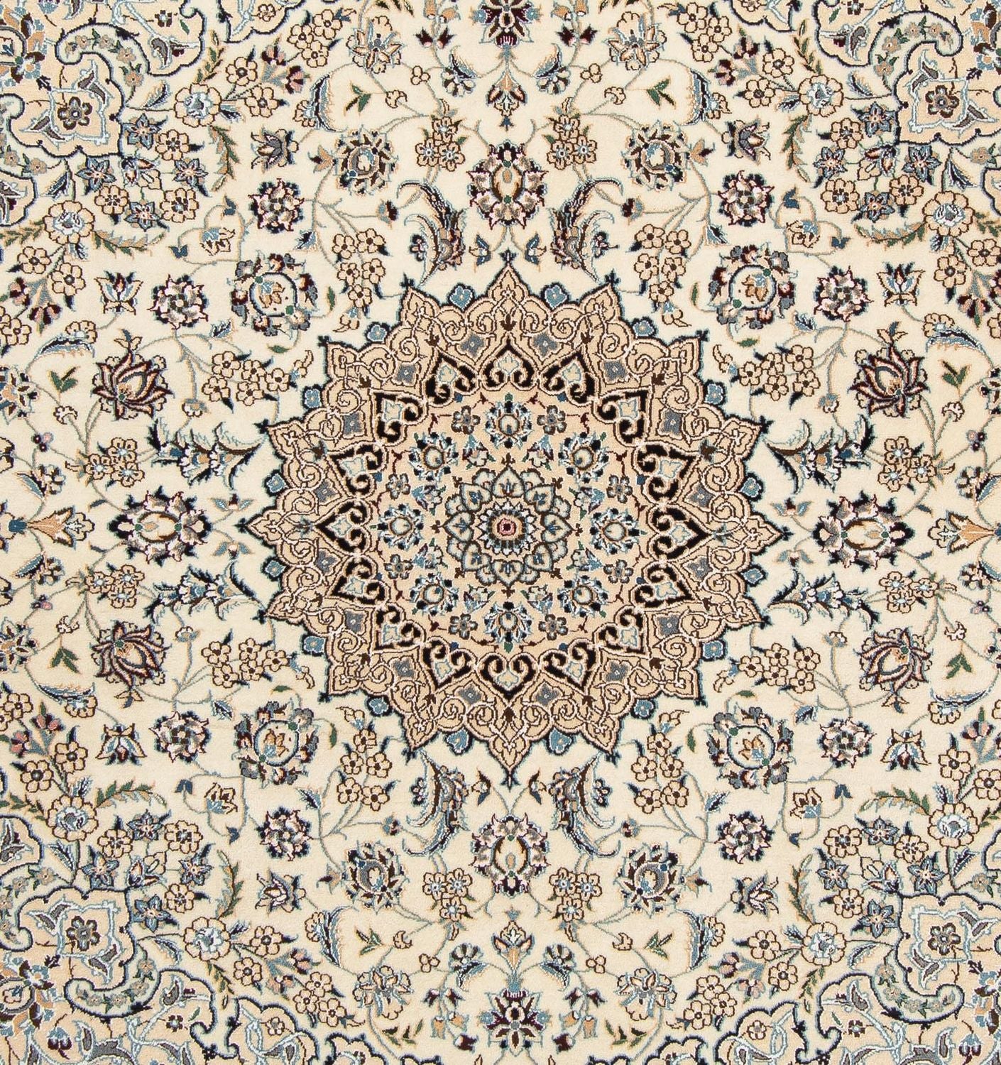 Perserteppich - Nain - Royal 202 x 201 cm Quadratischer Teppich