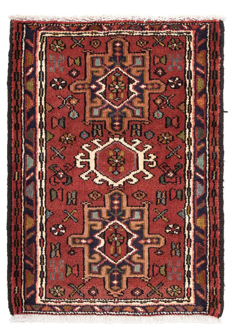 Perserteppich - Nomadic 98 x 70 cm - dunkelrot