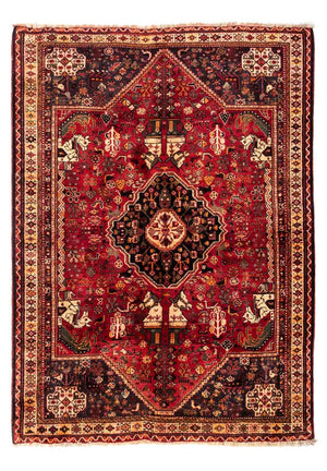 Perserteppich - Nomadic 237 x 175 cm - dunkelrot