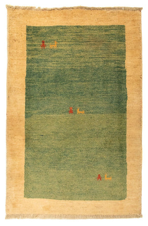 Gabbeh Teppich - Perser 125 x 87 cm - grün