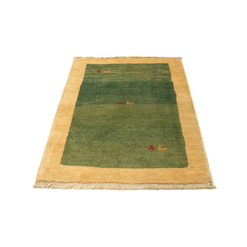 Gabbeh Teppich - Perser 125 x 87 cm - grün