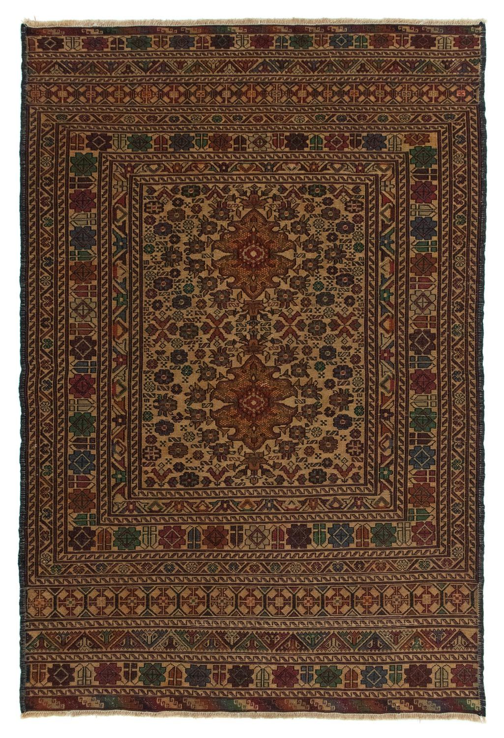 Kelim Teppich - Oriental 142 x 96 cm - mehrfarbig