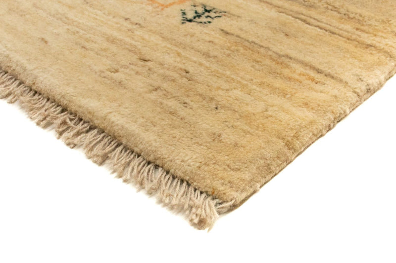 Gabbeh Teppich - Perser 128 x 80 cm - hellbraun