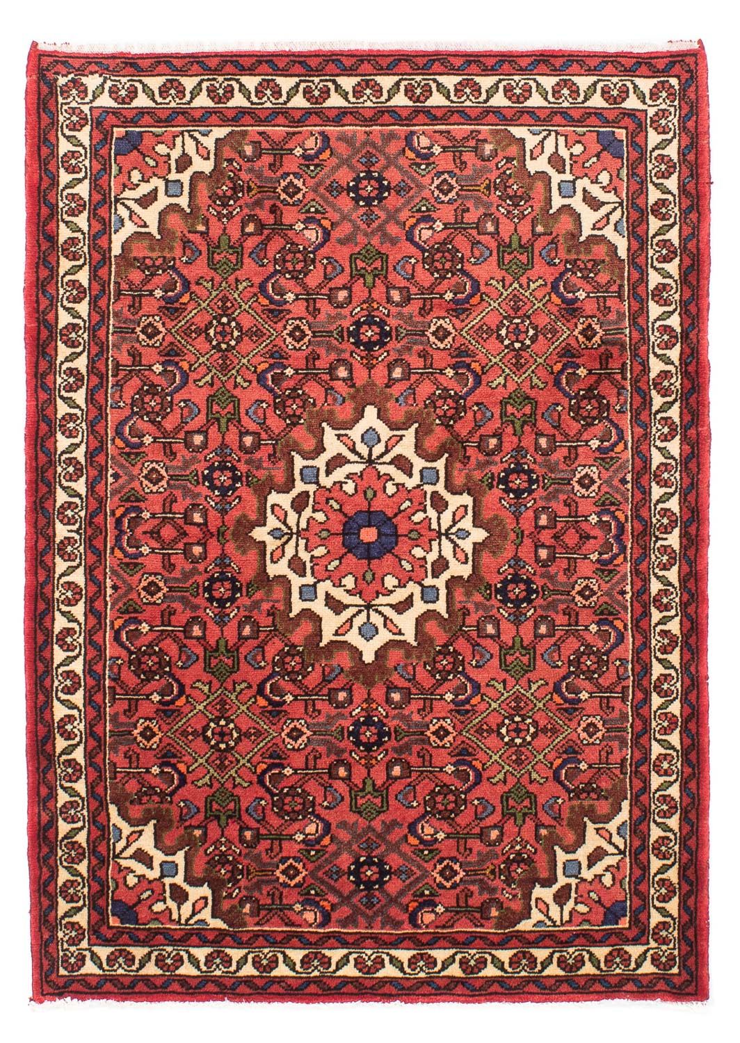 Perserteppich - Nomadic 147 x 100 cm - dunkelrot