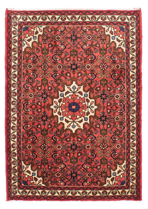 Perserteppich - Nomadic 147 x 100 cm - dunkelrot