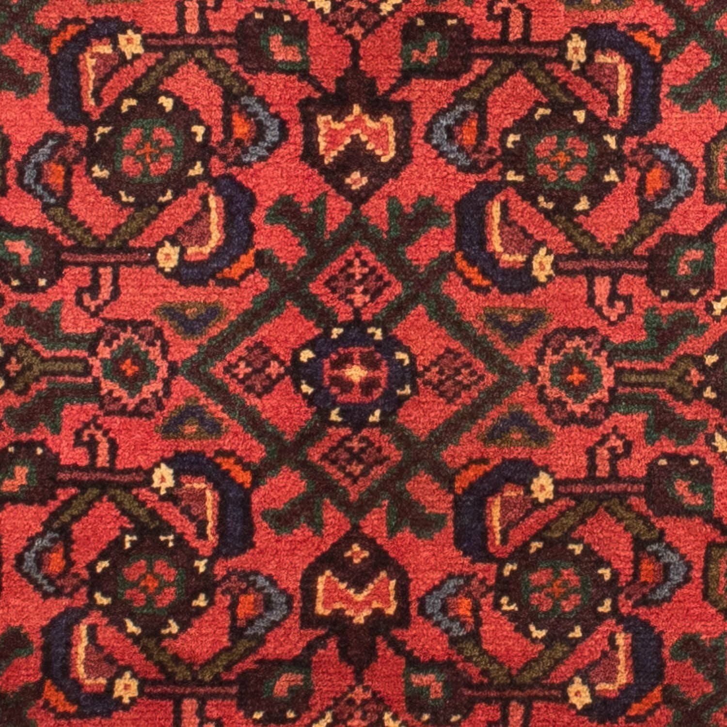 Perserteppich - Nomadic 160 x 115 cm - dunkelrot
