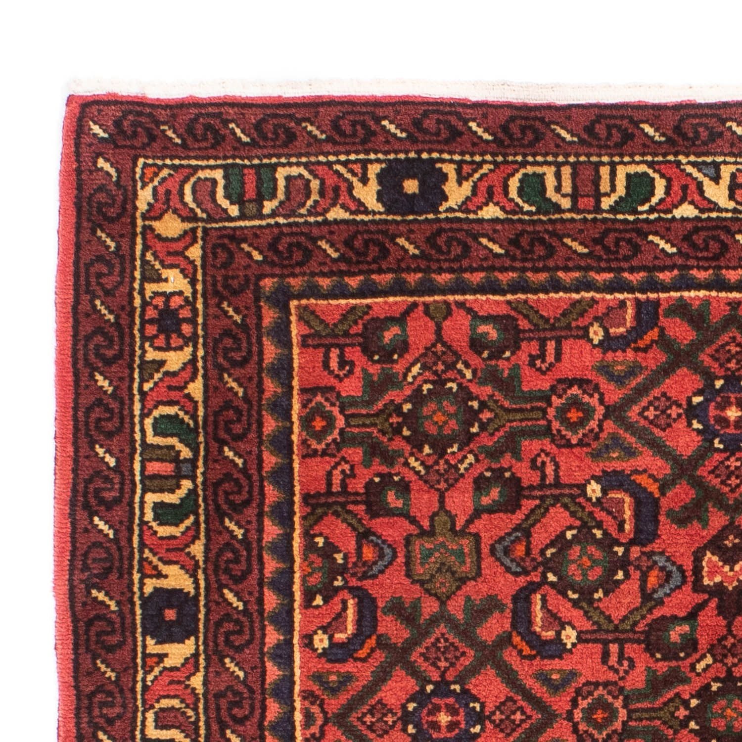 Perserteppich - Nomadic 160 x 115 cm - dunkelrot
