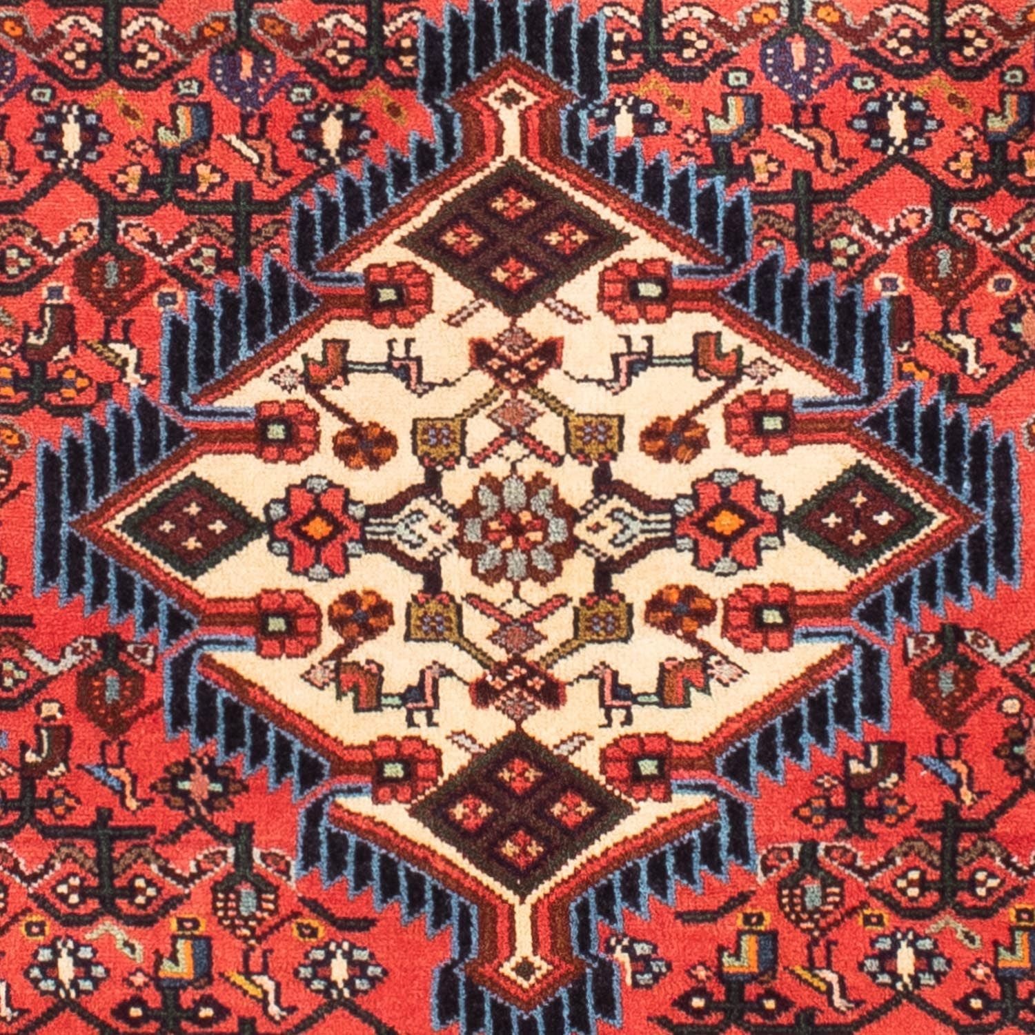 Perserteppich - Nomadic 160 x 105 cm - dunkelrot